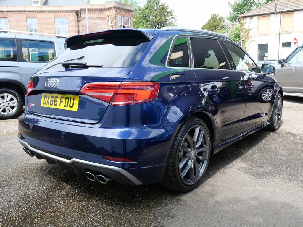 Audi S3 2.0 Tfsi Sportback S Tronic Quattro Euro 6 Ss DA66FDU Blue #4