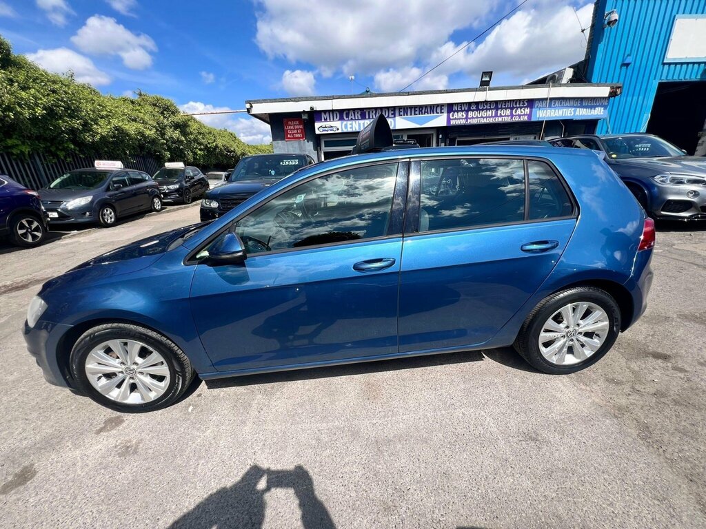 Volkswagen Golf 1.6 Tdi Bluemotion Tech Se Euro 5 Ss HV63KXL Blue #6