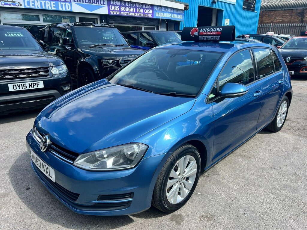 Volkswagen Golf 1.6 Tdi Bluemotion Tech Se Euro 5 Ss HV63KXL Blue #2