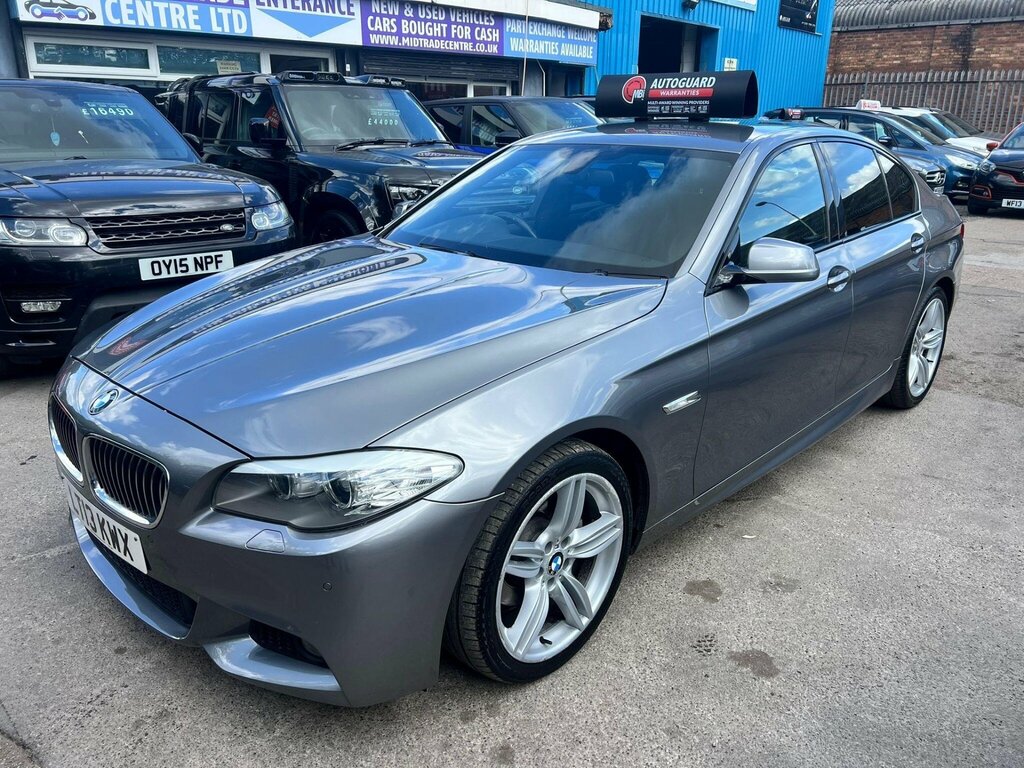 BMW 5 Series 2.0 520D M Sport Euro 5 Ss LT13KWX Grey #3