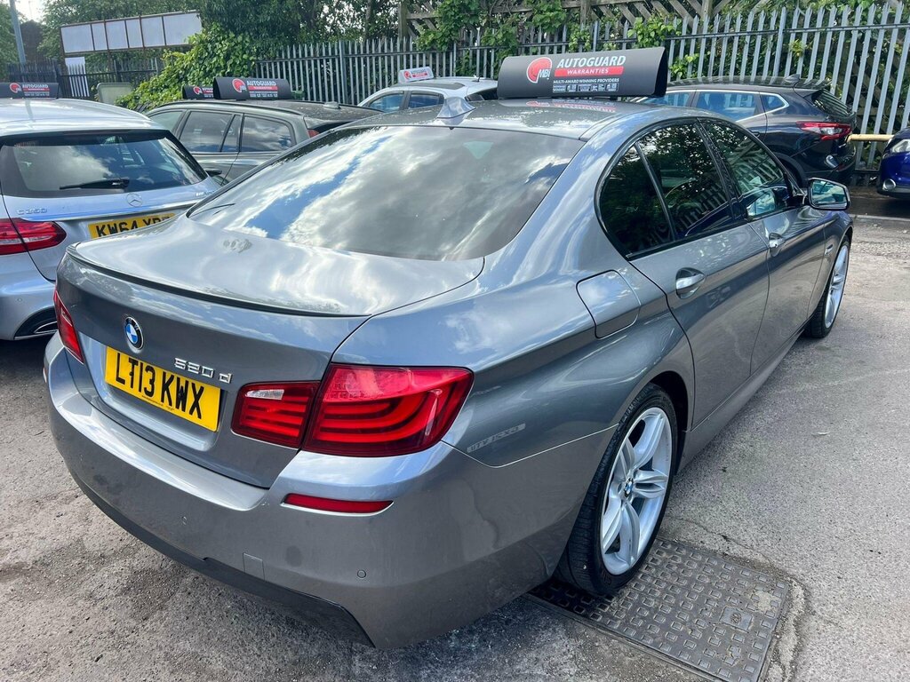 BMW 5 Series 2.0 520D M Sport Euro 5 Ss LT13KWX Grey #6