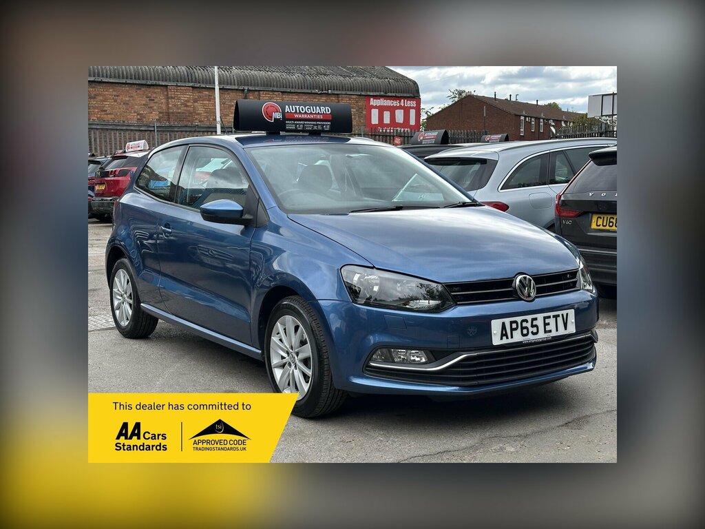 Volkswagen Polo 1.2 Tsi Bluemotion Tech Se Euro 6 Ss AP65ETV Blue