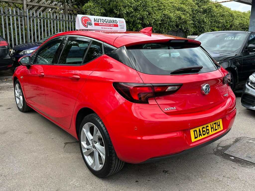 Vauxhall Astra 1.4I Turbo Sri Nav Euro 6 DA66HZH Red #4