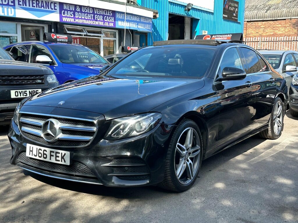 Mercedes-Benz E Class 2.0 E220d Amg Line Premium G-tronic Euro 6 Ss HJ66FEK Black #3