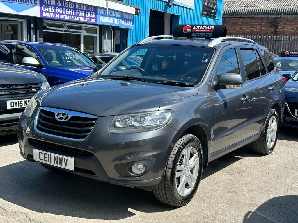 Hyundai Santa Fe 2.2 Crdi Premium 4Wd Euro 5 5 Seat CE11NWV Grey #3