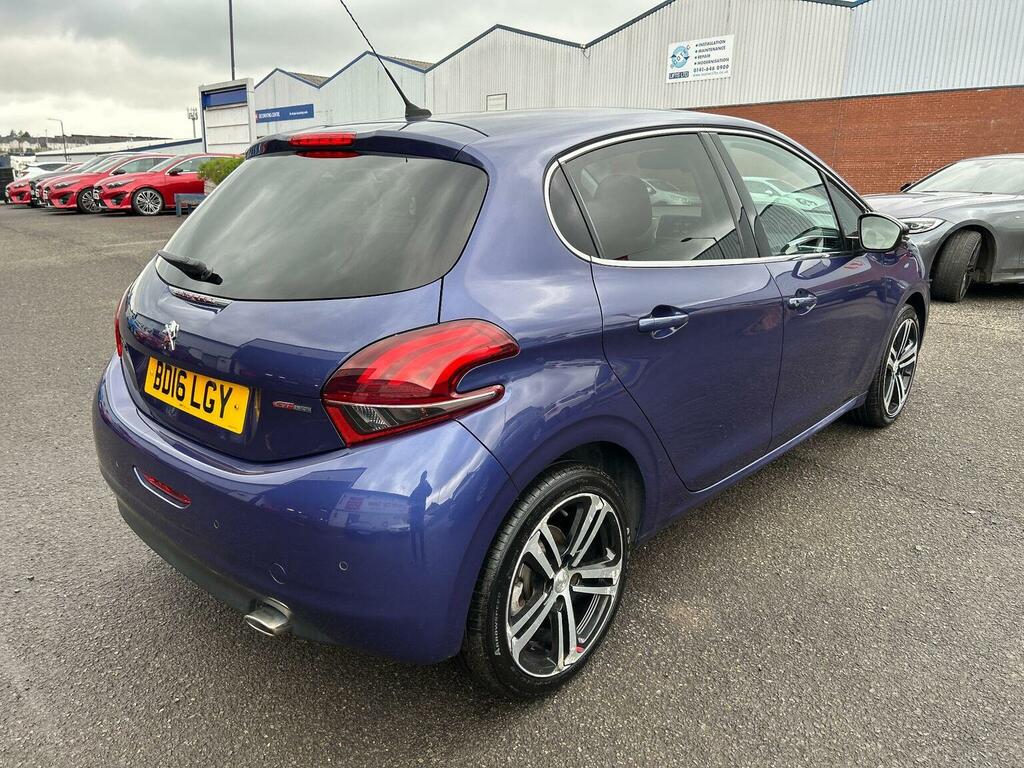 Peugeot 208 Hatchback 1.2 Puretech Gt Line Euro 6 Ss 2 Blue #4