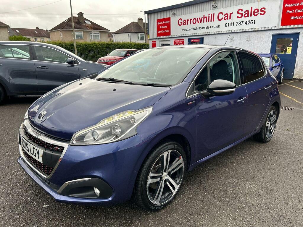 Peugeot 208 Hatchback 1.2 Puretech Gt Line Euro 6 Ss 2 Blue