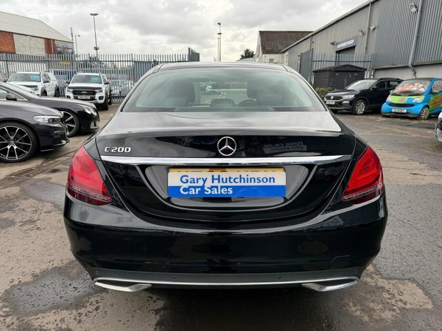 Mercedes-Benz C Class 1.5 C200 Mhev Eq Boost Sport Saloon G-t WF68XBY Black #4