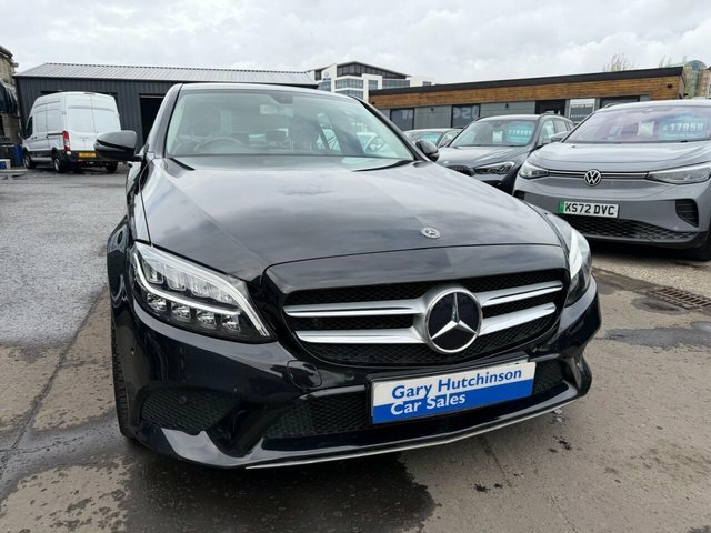 Mercedes-Benz C Class 1.5 C200 Mhev Eq Boost Sport Saloon G-t WF68XBY Black #6