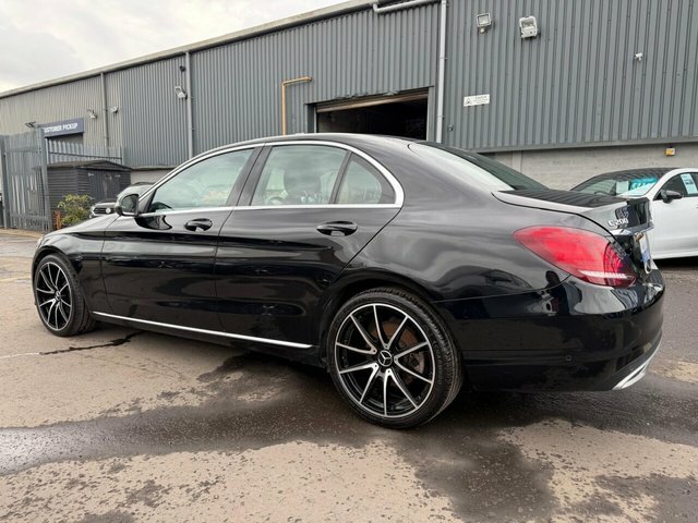 Mercedes-Benz C Class 1.5 C200 Mhev Eq Boost Sport Saloon G-t WF68XBY Black #5