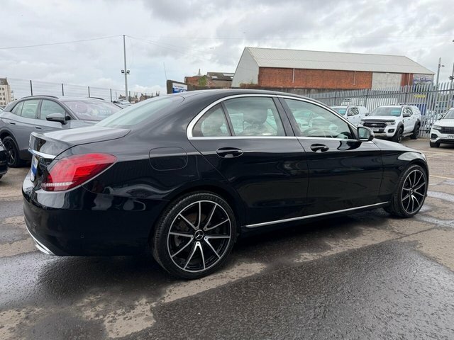 Mercedes-Benz C Class 1.5 C200 Mhev Eq Boost Sport Saloon G-t WF68XBY Black #3