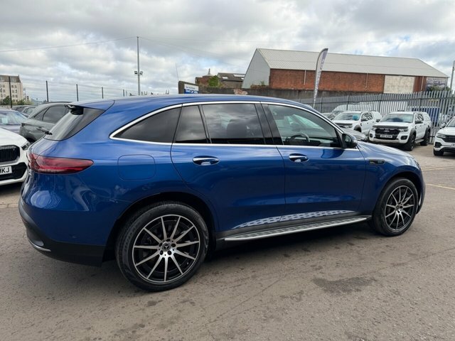 Mercedes-Benz EQC Eqc 400 80Kwh Amg Line Suv 4Mati FX72PYJ Blue #3