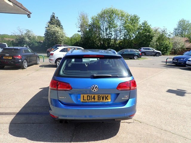 Volkswagen Golf Estate LD14BVK Blue #4