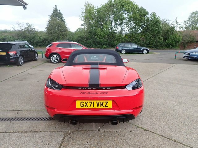 Porsche 718 Boxster Convertible Red #4