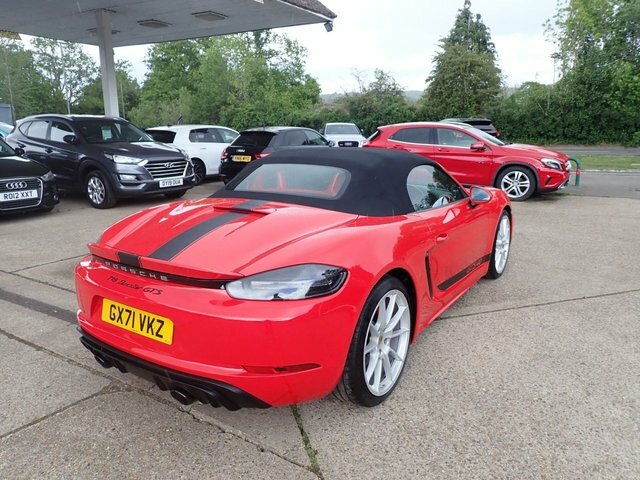 Porsche 718 Boxster Convertible Red #3