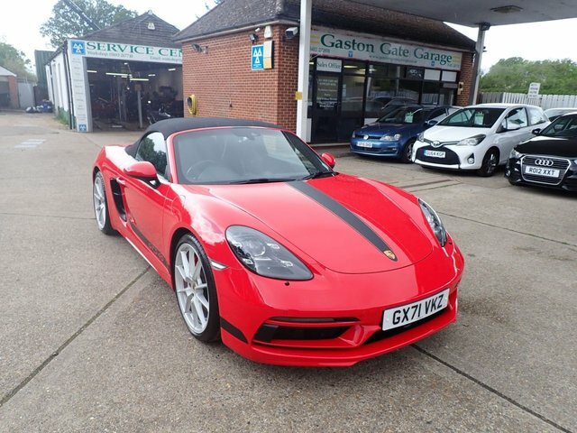 Porsche 718 Boxster Convertible Red
