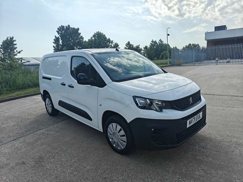 Peugeot Partner 1.5 Bluehdi 950 Professional Premium Long Panel Va White