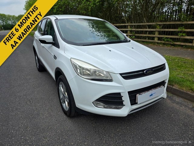 Ford Kuga Tdci Zetec Suv White