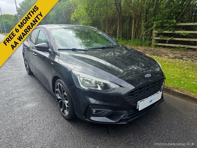 Ford Focus Ecoblue St-line X Hatchback Black