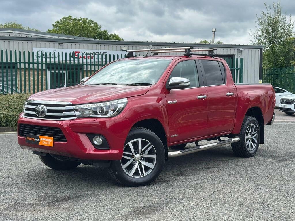 Toyota HILUX 2.4 D-4d Invincible 4Wd Euro 6 Red #3