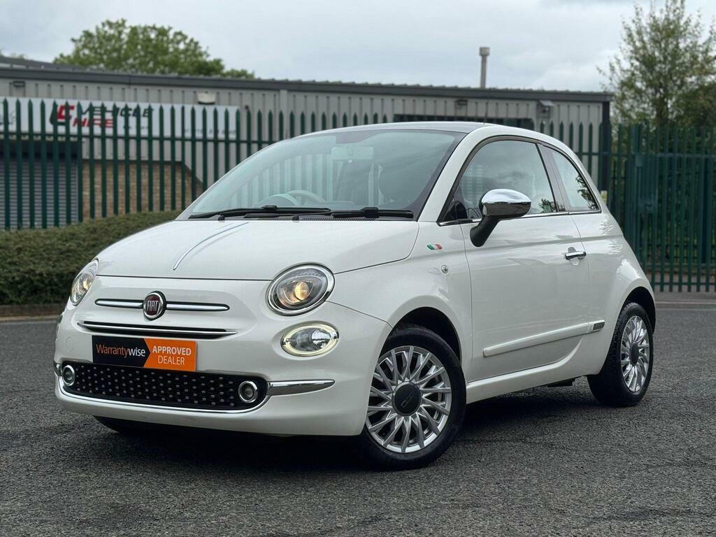 Fiat 500 1.2 Lounge Dualogic Euro 6 S S  White #3