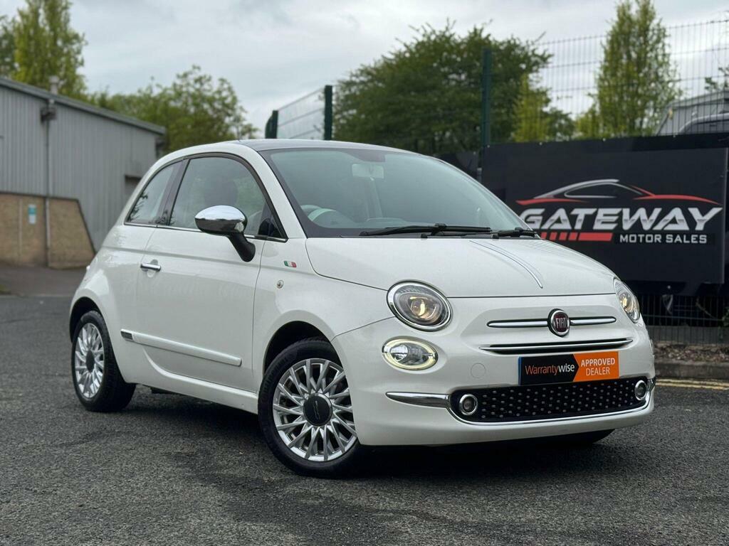 Fiat 500 1.2 Lounge Dualogic Euro 6 S S White
