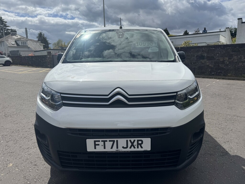 Citroen Berlingo Panel Van 1.5 Bluehdi 1000 Enterprise M Pro 2022 FT71JXR White #2