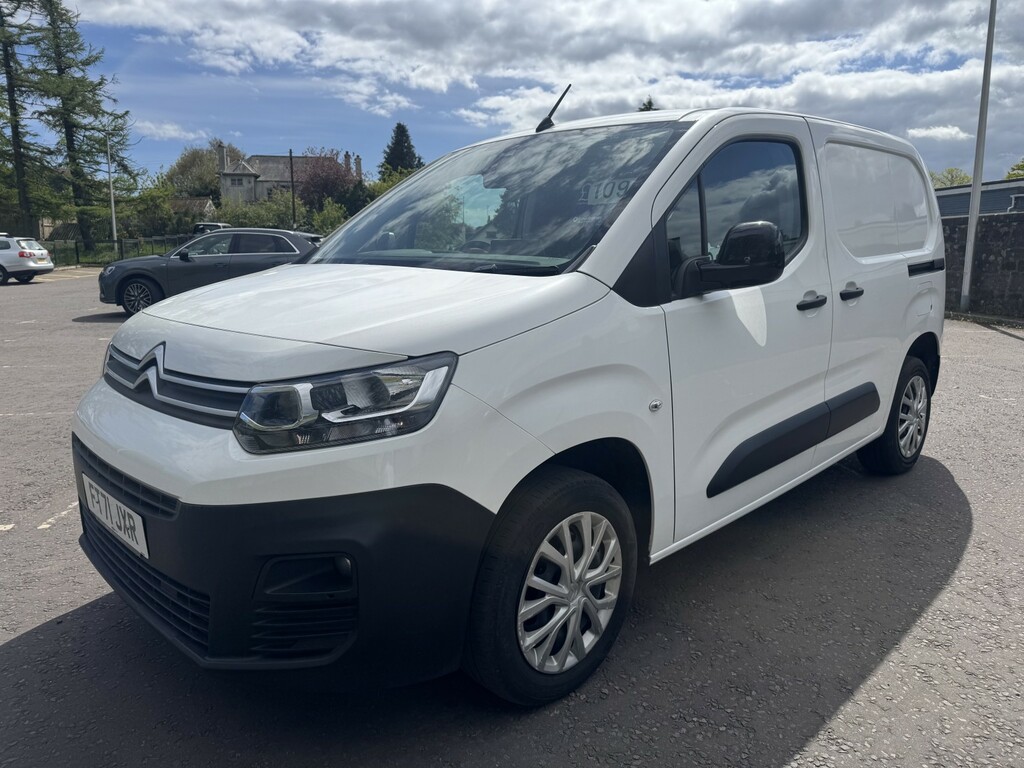 Citroen Berlingo Panel Van 1.5 Bluehdi 1000 Enterprise M Pro 2022 FT71JXR White #3