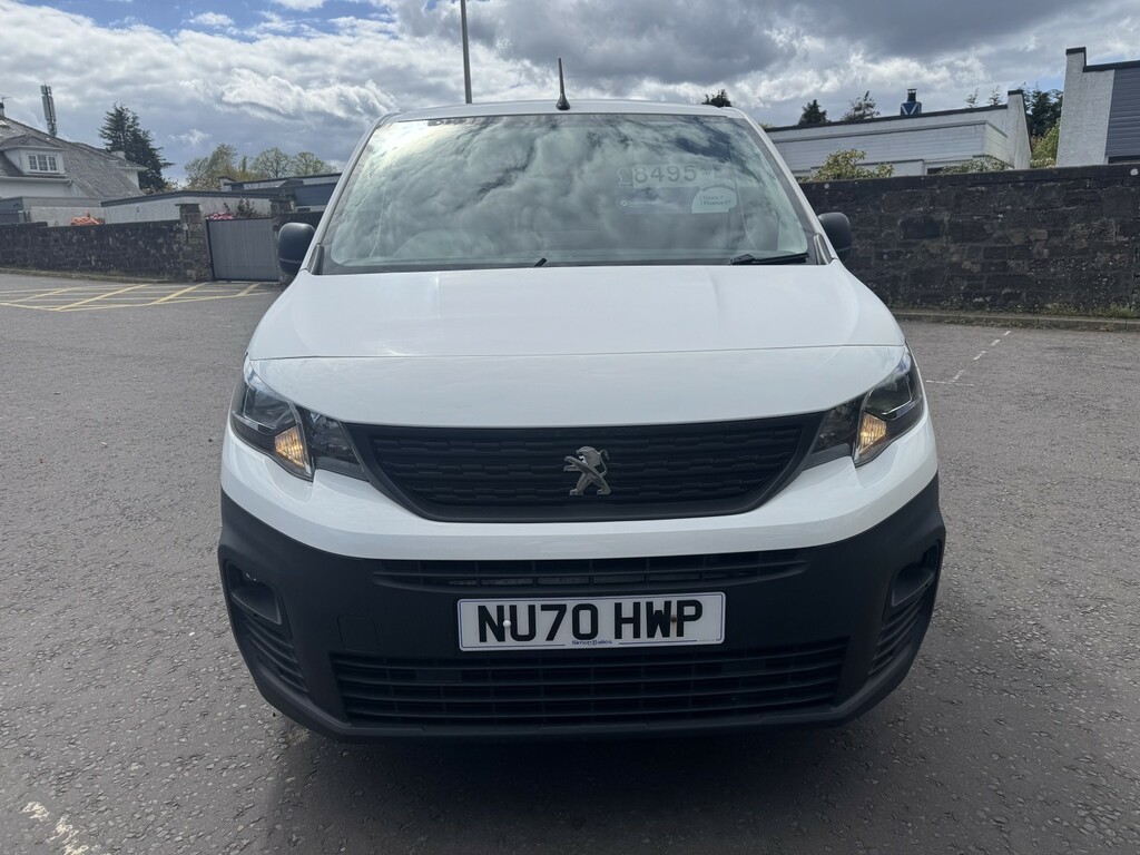 Peugeot Partner Panel Van 1.5 Bluehdi 1000 Professional 202070 NU70HWP White #2