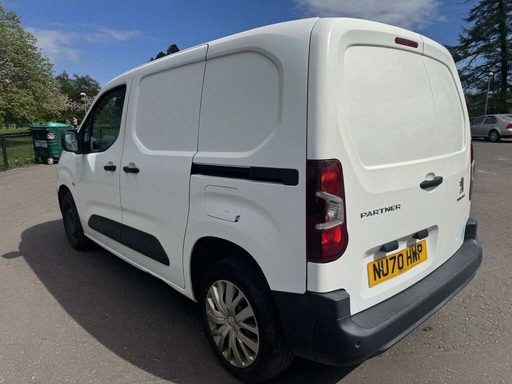 Peugeot Partner Panel Van 1.5 Bluehdi 1000 Professional 202070 NU70HWP White #5