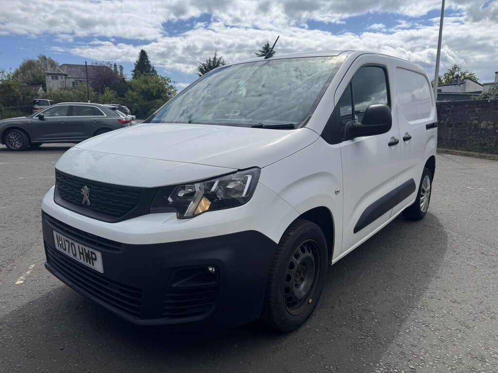 Peugeot Partner Panel Van 1.5 Bluehdi 1000 Professional 202070 NU70HWP White #3