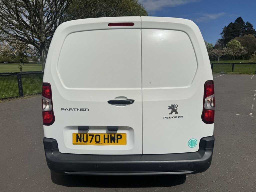 Peugeot Partner Panel Van 1.5 Bluehdi 1000 Professional 202070 NU70HWP White #6