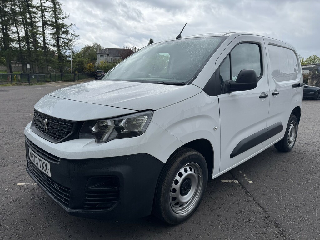 Peugeot Partner Panel Van 1.5 Bluehdi 1000 Professional Premium MH73TKX White #3