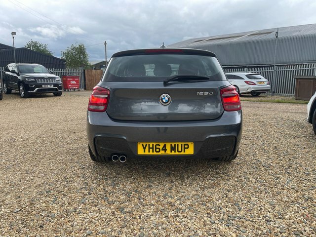 BMW 1 Series 2.0 125D M Sport Euro 5 S S YH64MUP Grey #5