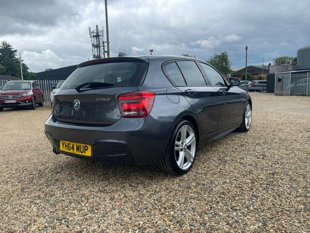 BMW 1 Series 2.0 125D M Sport Euro 5 S S YH64MUP Grey #6