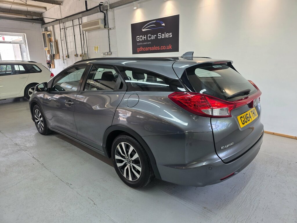 Honda Civic 1.6 I-dtec Se Plus-t Tourer Euro GU64TNO Grey #3