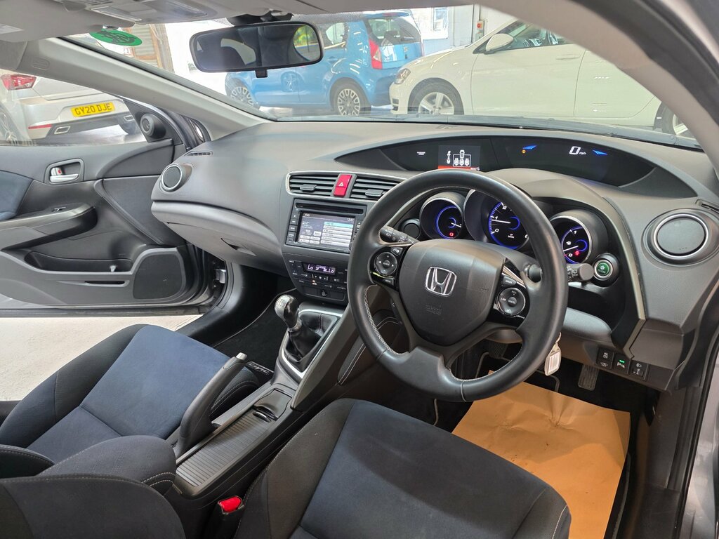 Honda Civic 1.6 I-dtec Se Plus-t Tourer Euro GU64TNO Grey #2