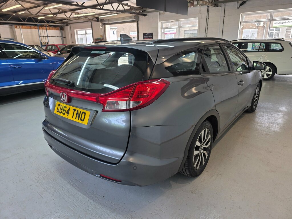 Honda Civic 1.6 I-dtec Se Plus-t Tourer Euro GU64TNO Grey #5