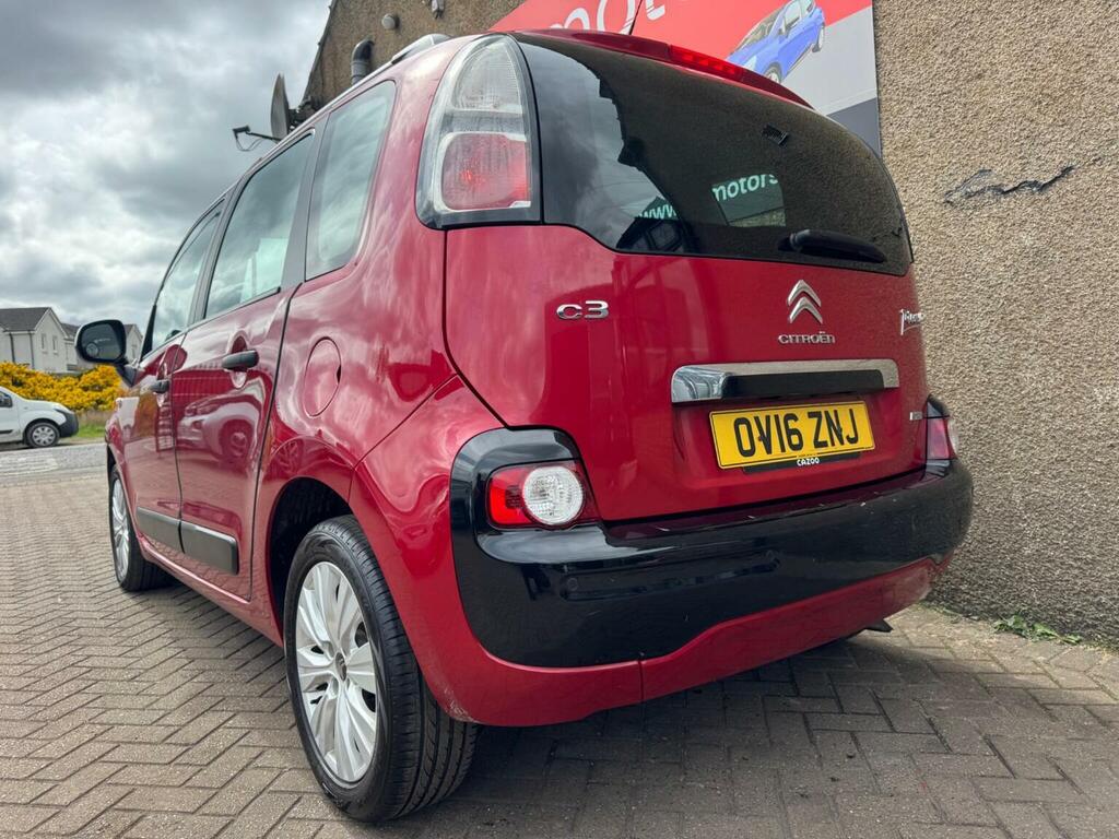 Citroen C3 Picasso Mpv 1.6 Bluehdi Edition Euro 6 201616 OV16ZNJ Red #6