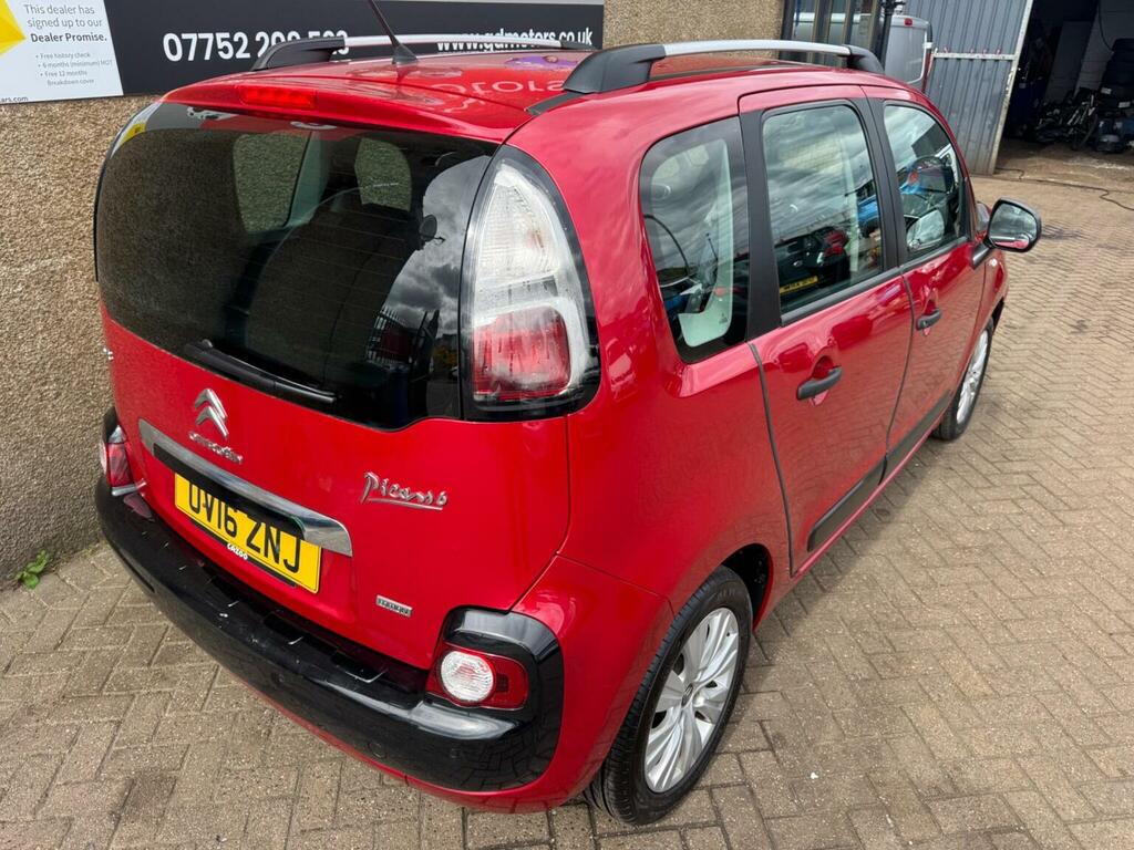 Citroen C3 Picasso Mpv 1.6 Bluehdi Edition Euro 6 201616 OV16ZNJ Red #5