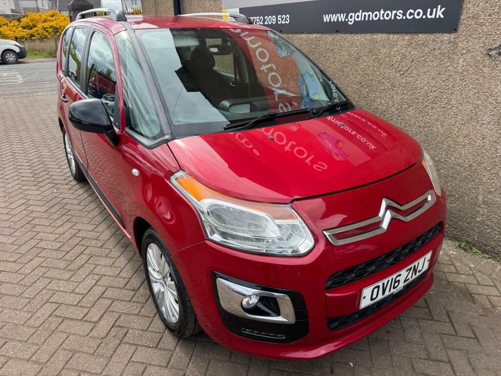 Citroen C3 Picasso Mpv 1.6 Bluehdi Edition Euro 6 201616 OV16ZNJ Red #4