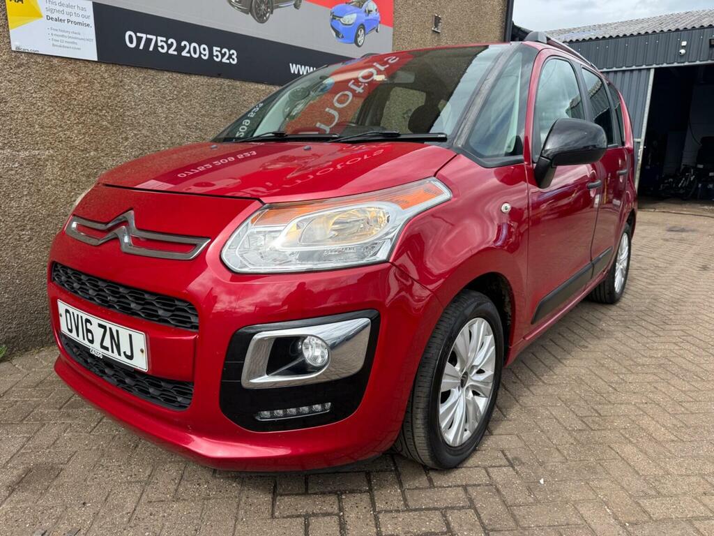 Citroen C3 Picasso Mpv 1.6 Bluehdi Edition Euro 6 201616 OV16ZNJ Red #3