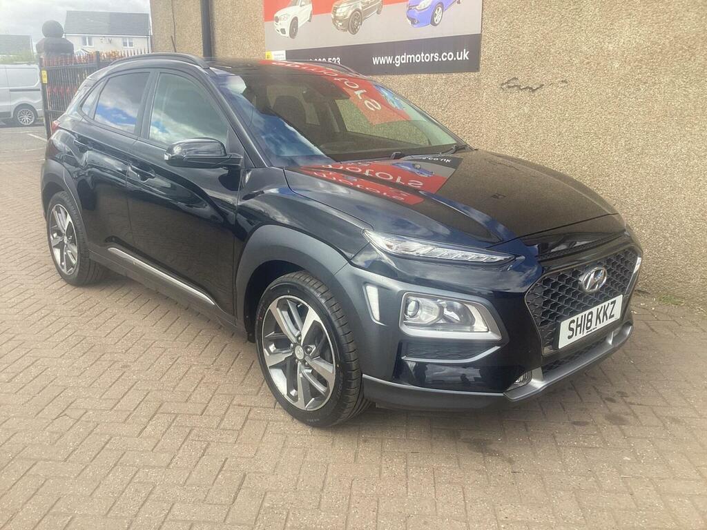 Hyundai Kona Suv 1.0 T-gdi Blue Drive Premium Euro 6 Ss SH18KKZ Black #5