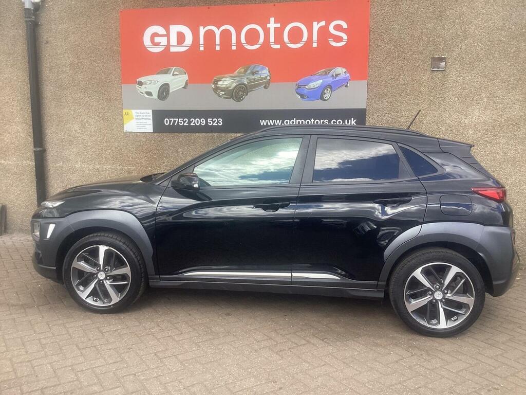 Hyundai Kona Suv 1.0 T-gdi Blue Drive Premium Euro 6 Ss SH18KKZ Black #2