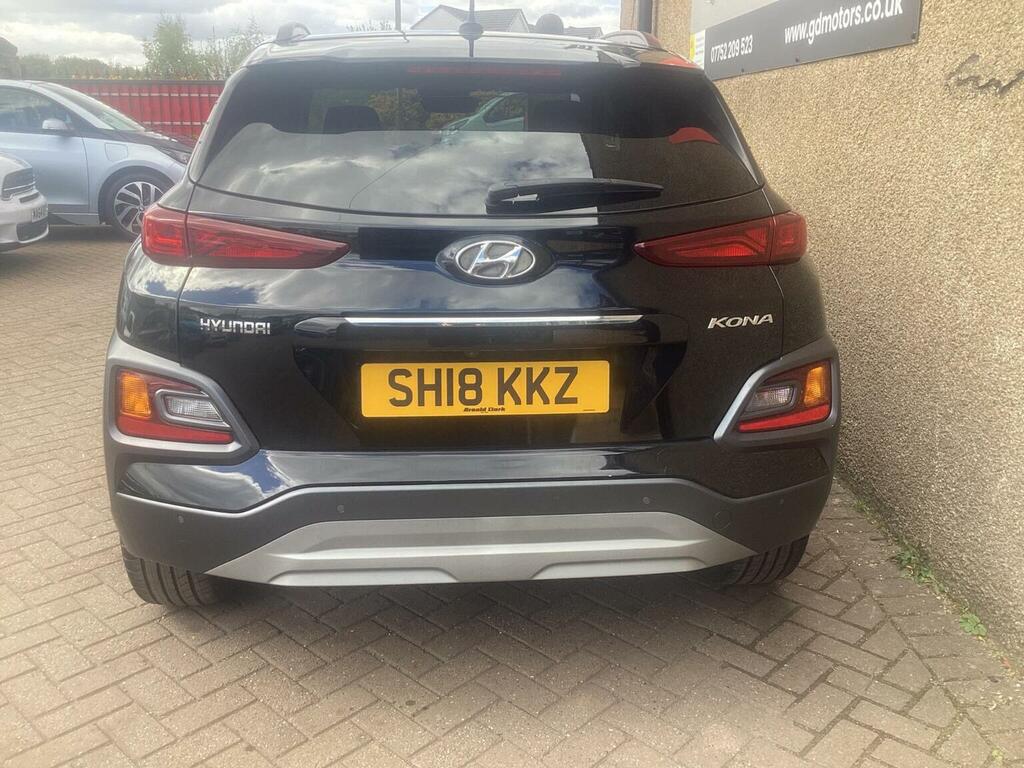 Hyundai Kona Suv 1.0 T-gdi Blue Drive Premium Euro 6 Ss SH18KKZ Black #4