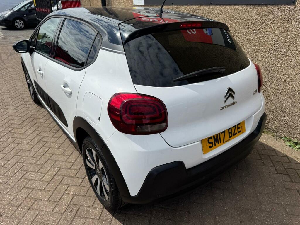 Citroen C3 Hatchback 1.2 Puretech Flair Euro 6 201717 SM17BZE White #6