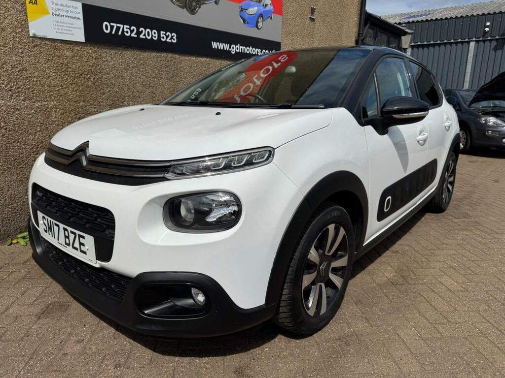 Citroen C3 Hatchback 1.2 Puretech Flair Euro 6 201717 SM17BZE White #4