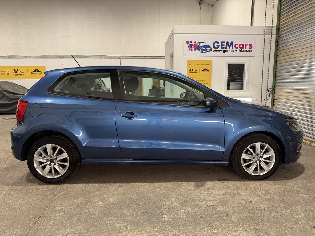 Volkswagen Polo Hatchback 1.0 Bluemotion Tech Se 201464 DU64SWF Blue #4