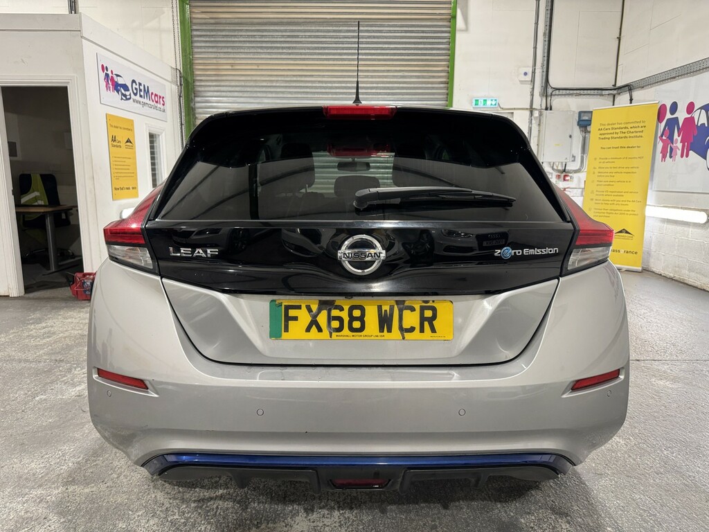 Nissan Leaf Hatchback 40Kwh Tekna 201868 FX68WCR Silver #6