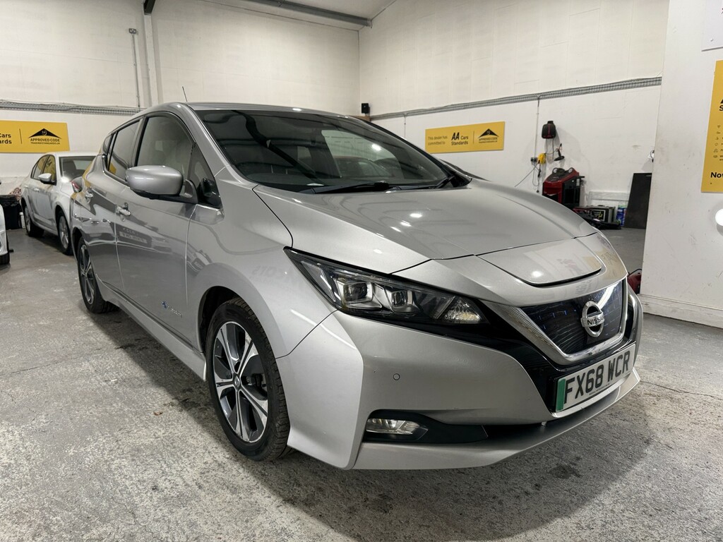 Nissan Leaf Hatchback 40Kwh Tekna 201868 FX68WCR Silver #3
